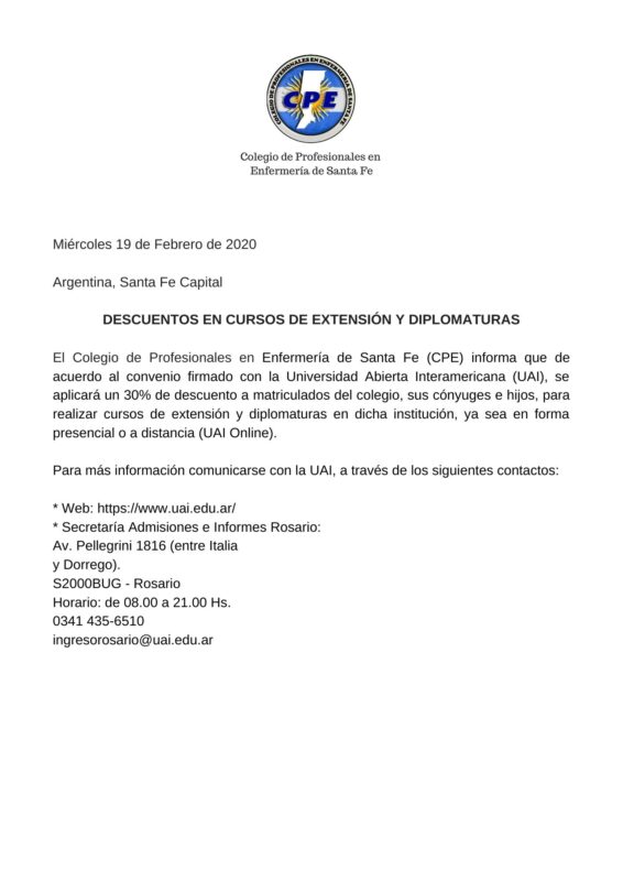 Colegio de Profesionales en Enfermería de Santa Fe