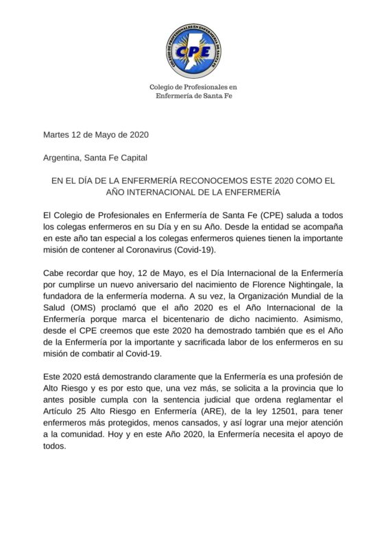 Colegio de Profesionales en Enfermería de Santa Fe