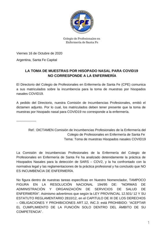 Colegio de Profesionales en Enfermería de Santa Fe