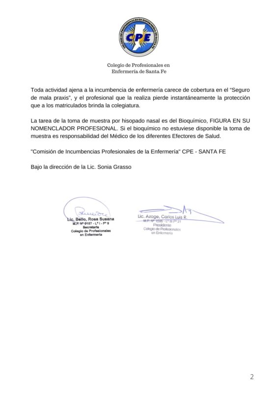 Colegio de Profesionales en Enfermería de Santa Fe