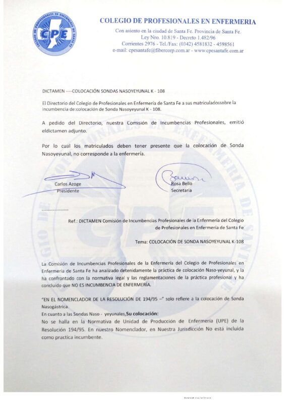 Colegio de Profesionales en Enfermería de Santa Fe